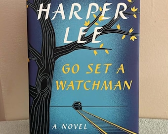 Rara edición de tapa dura de Harper Lee, “Go Set a Watchman”, letra grande, primera edición Harper Luxe.