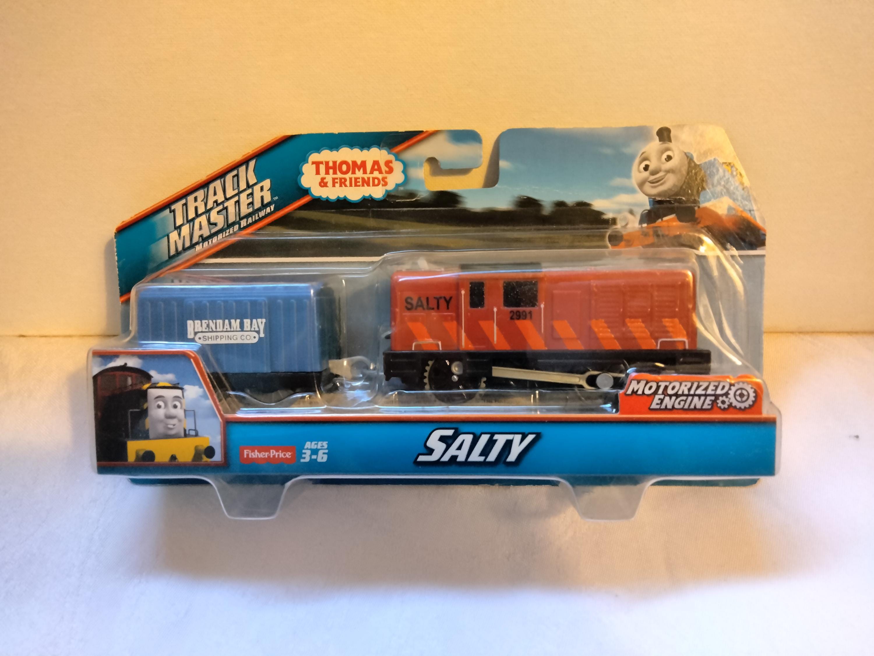 Trackmaster Motorized Thomas Train Set With Salty & Truck - Battery Operated, 2012