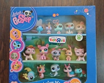 Retired LPS Littlest Pet Shop Outdoor Adventure 15 pets Set Super Rare Collie! NEW