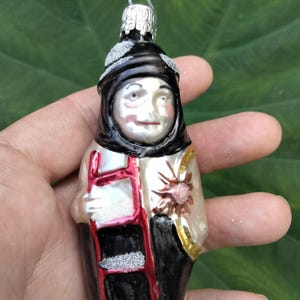 Vintage Inge Glass Christmas Ornament Chimney Sweep 4&quot;