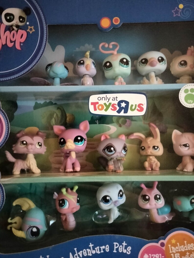 Retired LPS Littlest Pet Shop Outdoor Adventure 15 Pets Set Etsy