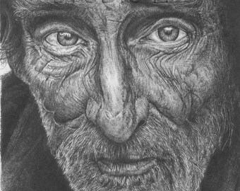 Homeless Man Drawing Etsy Homeless Man Drawing Etsy