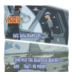Visit Scarif - Tourist poster