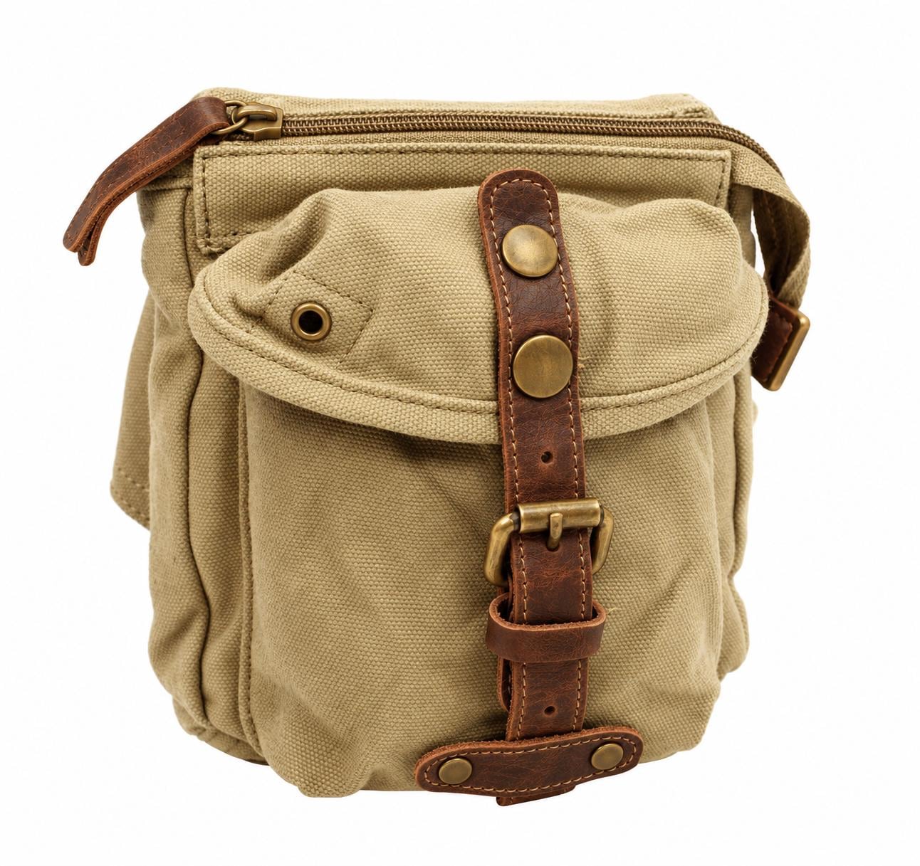 Vagarant Traveler Small 6.5 in Stylish Canvas Waist Bag C94 Fanny Pack Engrave Service