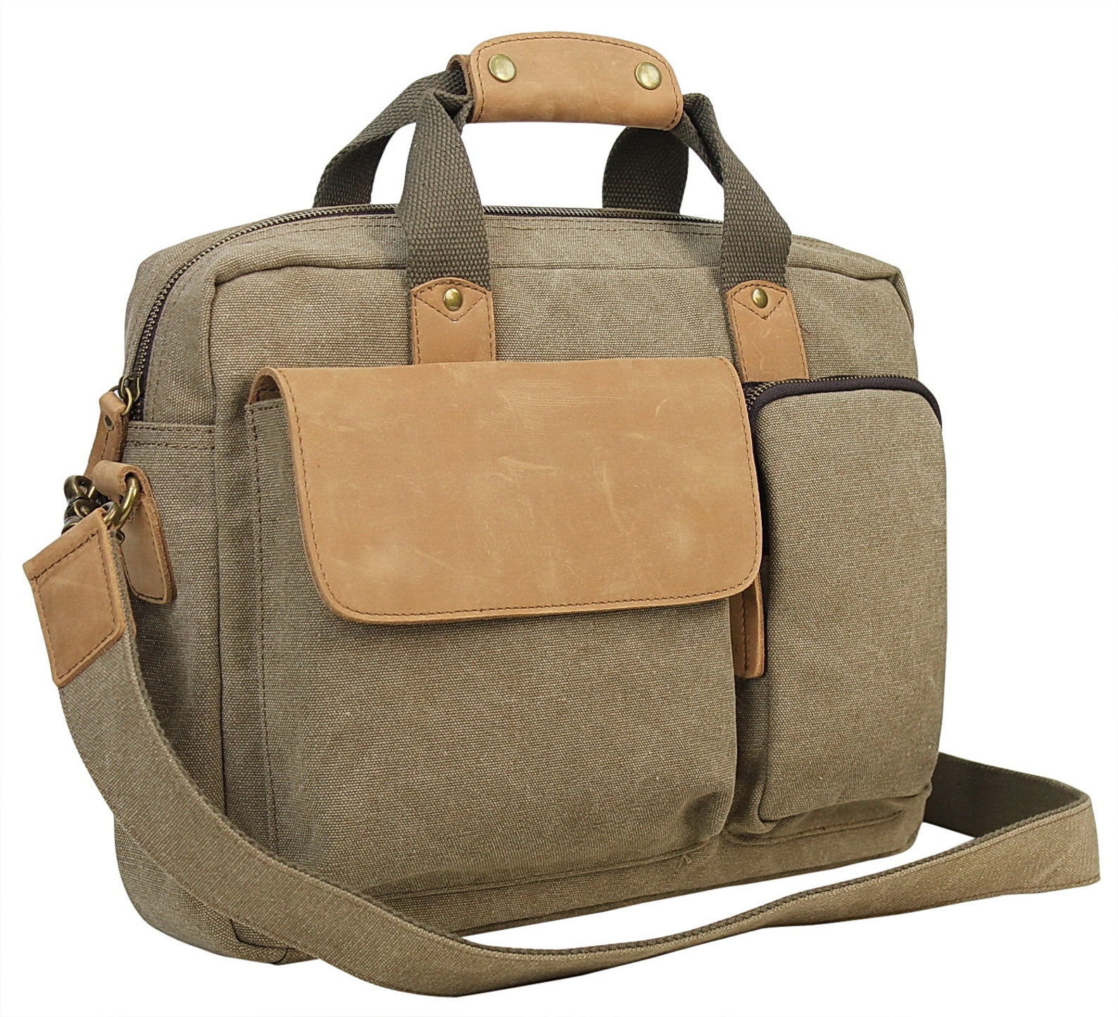 15 Canvas Laptop Bag Messenger Bag Computer Bag Fit 14 - Etsy