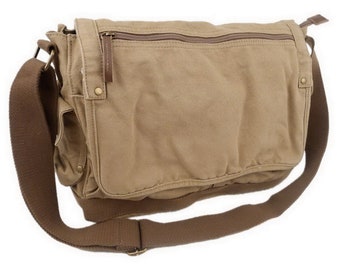 Tenacitee Scottish Fold Cat Flamingo Raw Edge Canvas Messenger Bag Tenacitee Scottish Fold Cat Flamingo Raw Edge Canvas Messenger Bag
