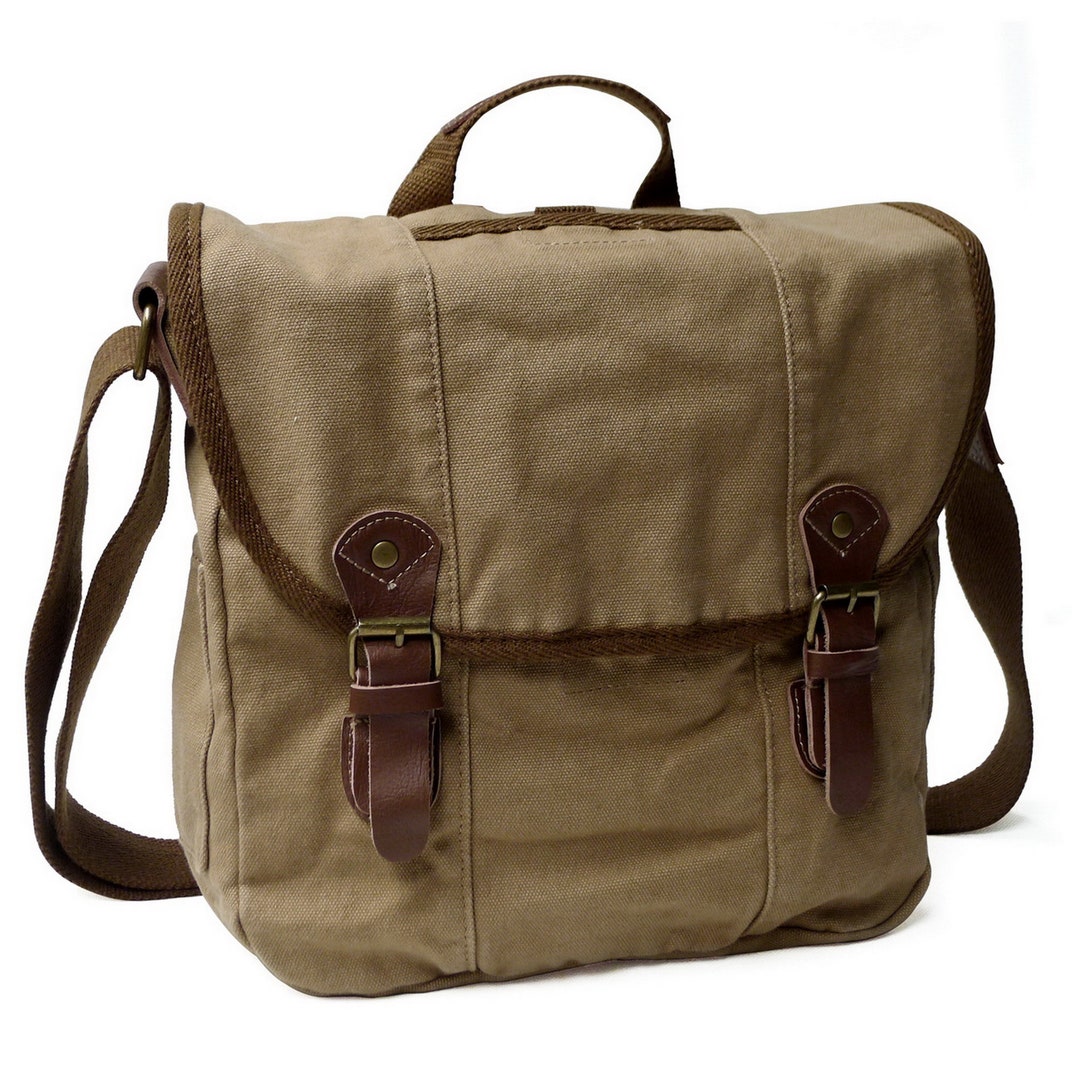 Vagarant Traveler 12 Tall Style Casual Canvas Satchel - Etsy