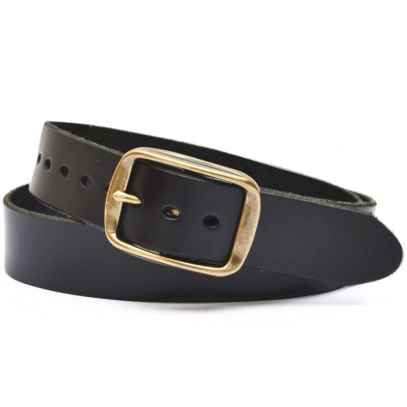 1.5 in Width Leather Belts for Men Old School Casual Belt  display picture 3
