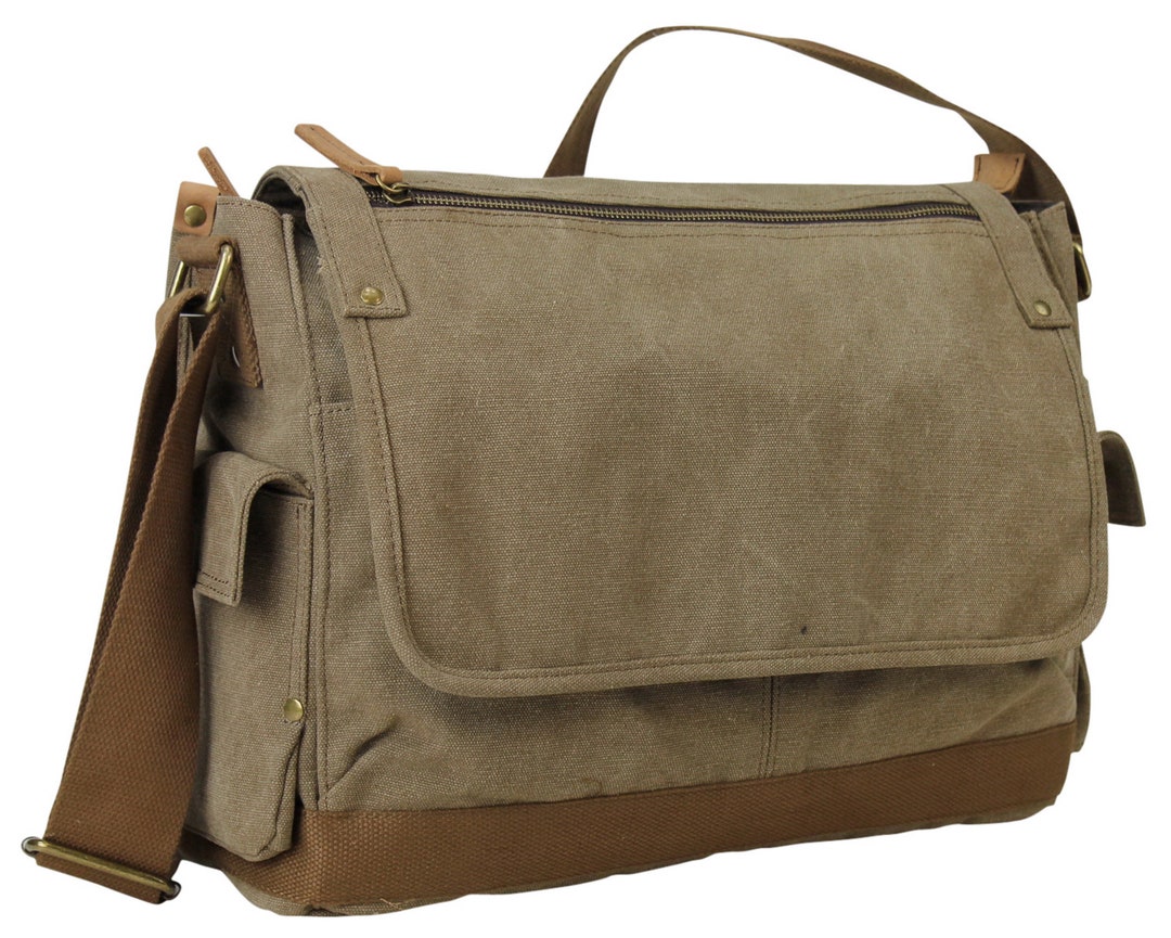 Vagarant Traveler 15.5 in Large Classic Style Canvas Bag - Etsy