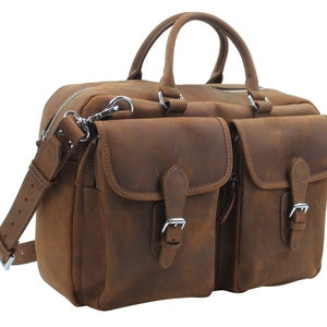 schlussendlicher Verkauf 17 in Leder Seesack Leder GYM Bag Rindsleder Tote L27 - Kostenlose Gravur