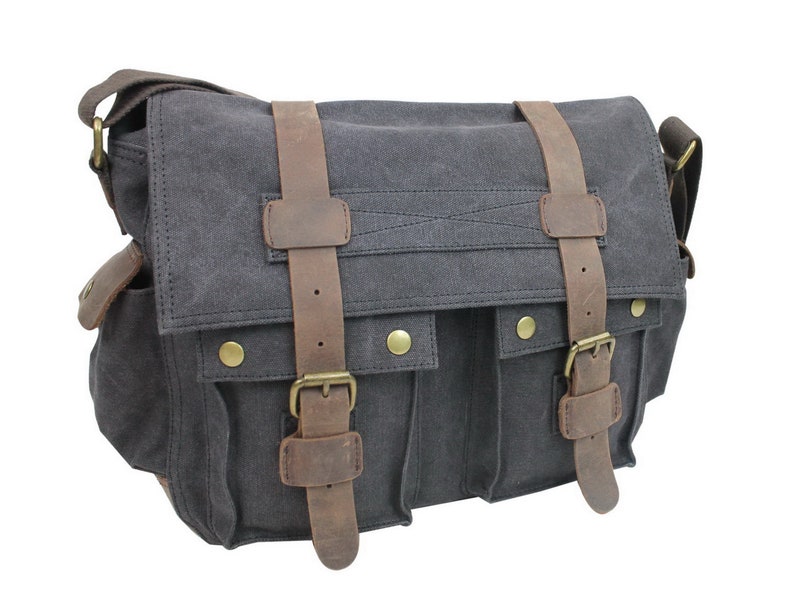 Vagarant Traveler 14 Classic Canvas Messenger Bag CM09 - Etsy