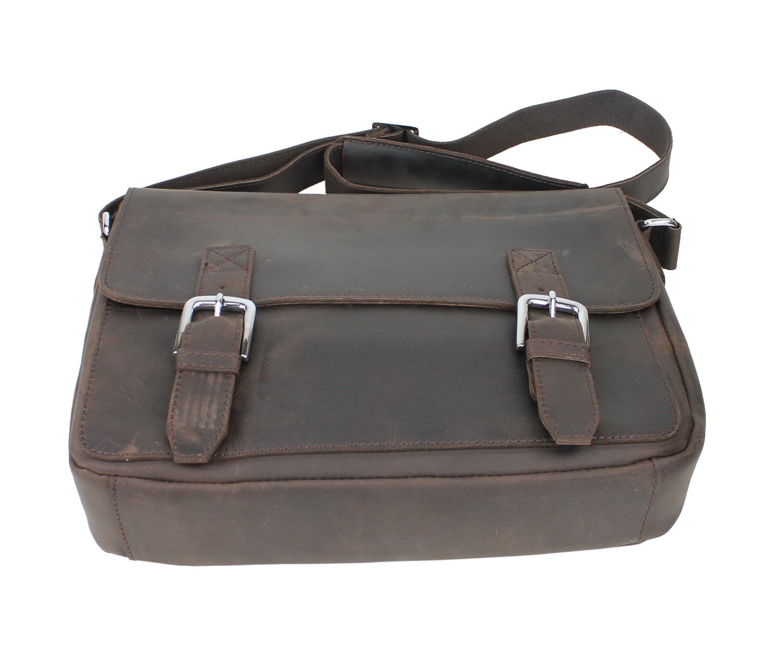 Full Grain Leather Messenger USA — High On Leather
