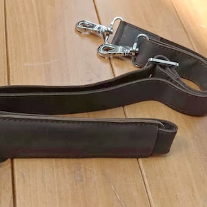 Lederarmband Rindslederband Vollrindleder Schultergurt Crossbody Ledergurt Taschengurt 56 Zoll Länge Ledergurt