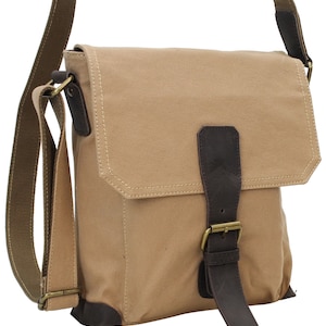 Vagarant Traveler Vintage Cotton Canvas Distress Looking Shoulder Bag CS13 - Engrave