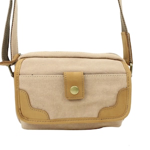 Vagarant Traveler 8 in Small Parent-Child Canvas Shoulder Bag Canvas Crossbody Bag Canvas Messenger Bag  Canvas Bag CS04 - Engrave