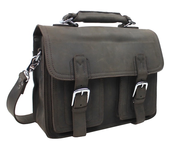 Leather Briefcase Laptop Bag L50 