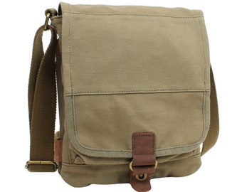 Vagarant Traveler 9,5" Tall Kleine Satchel Umhängetasche C90 - Graviert