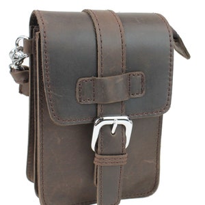 Vollrindleder Tragetasche Handytasche Schlüsseltasche RindslederTasche Leder Umhängetasche Leder Umhängetasche A987 Free Gravrave