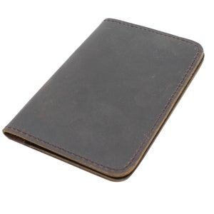 Vagarant Traveler Clearance** Gratis Personalizar Letras o Iniciales en Full Grain Leather Passport Wallet B089 Free Engrave