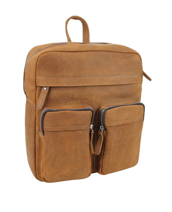 Vagarant Traveler Full Grain Cowhide Leather Backpack LK03 
