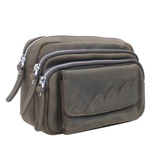 Vagarant Traveler Fashion Cowhide Leather Waist Packs LW03 Free Engrave Service
