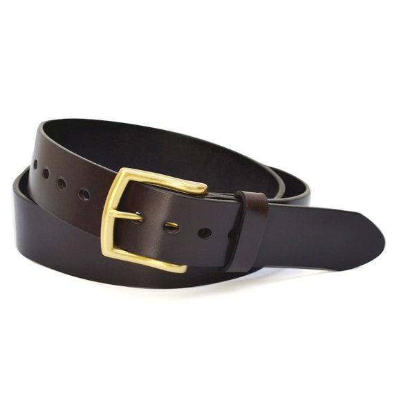 1.5 in Width Leather Belts for Men Old School Casual Belt  display picture 3