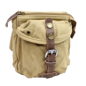 Petit sac banane élégant en toile de 6,5 pouces par Vagarant Traveller C94 Service de gravure
