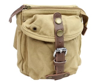 Vagarant Traveler Small 6.5 pol. Bolsa de cintura de lona elegante C94 Fanny Pack Serviço de gravação