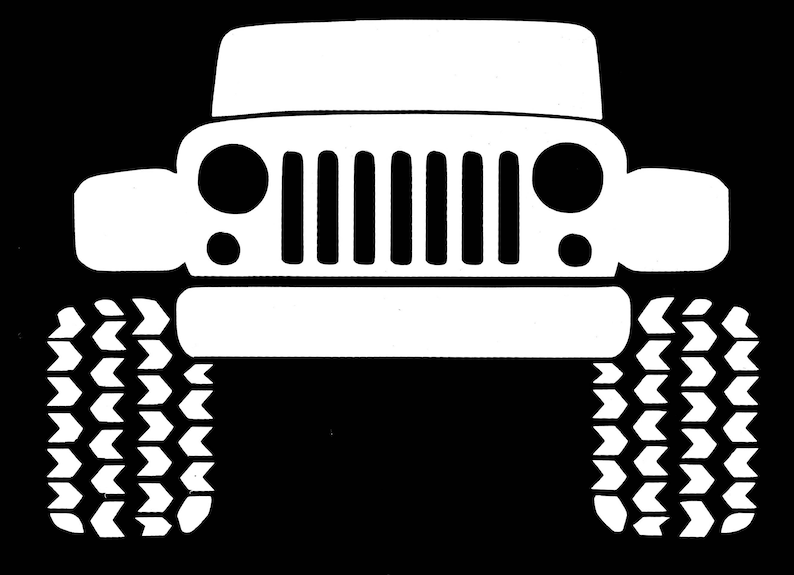 Jeep Off Road 4x4 Vinyl Decal Sticker | Etsy