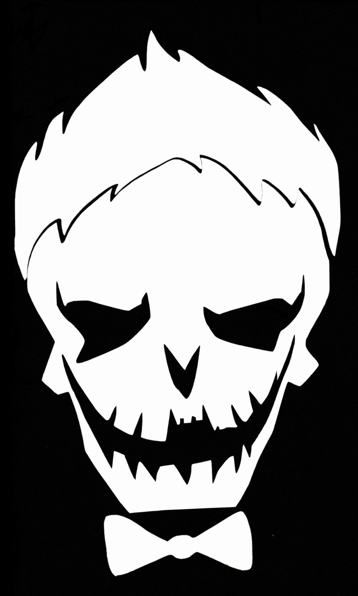 Suicide Squad Joker Skull White & Green Vinyl Decal Sticker | Etsy