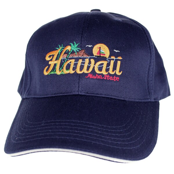 Hawaii Aloha State Diamond Head Caps Hats. Free Shipping in USA