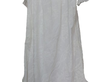 Hawaiian Muumuu White Dresses for Women Made in Hawaii Muumuus Size 2XL, 3XL