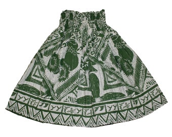 Hawaiian Hula Skirts For 4 - 12 Years Old Girls, Hawaii Ulu Ulu Pa'u Hula Dancer Dress. Hand Made in Hawaii