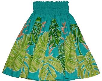 Hawaiian Pa'u Hula Skirts dress For Women, Hawaii Heliconia Flower. Free Shipping in USA