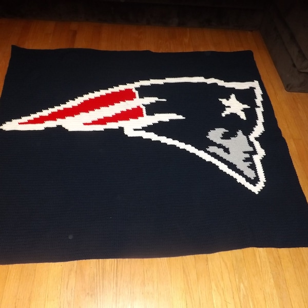 New England Patriot's Crochet PATTERN ONLY