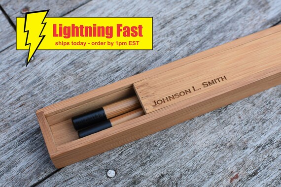Gift Under 20 QUICK TO SHIP Personalized Chopsticks and Chopstick