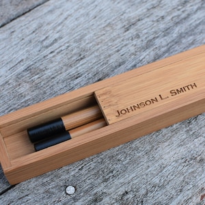 Gift Under 20 - Chopstick Box - Personalized Chopsticks - Personalized Chopstick Box with chopsticks