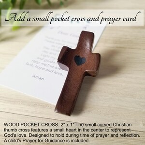 Personalized First Communion Gift, Engraved Wood Prayer Box, Religious Gift for Godchild, Box with Lock and Key, 1st Communion Gift for Boy image 3