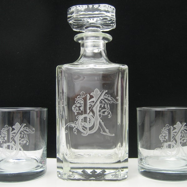 Laser Engraving Decanter Etsy