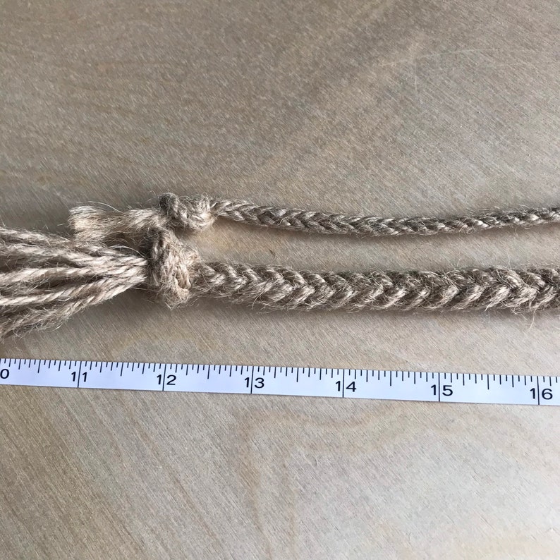 Hand Woven Balearic Sling made from Jute Twine. image 3