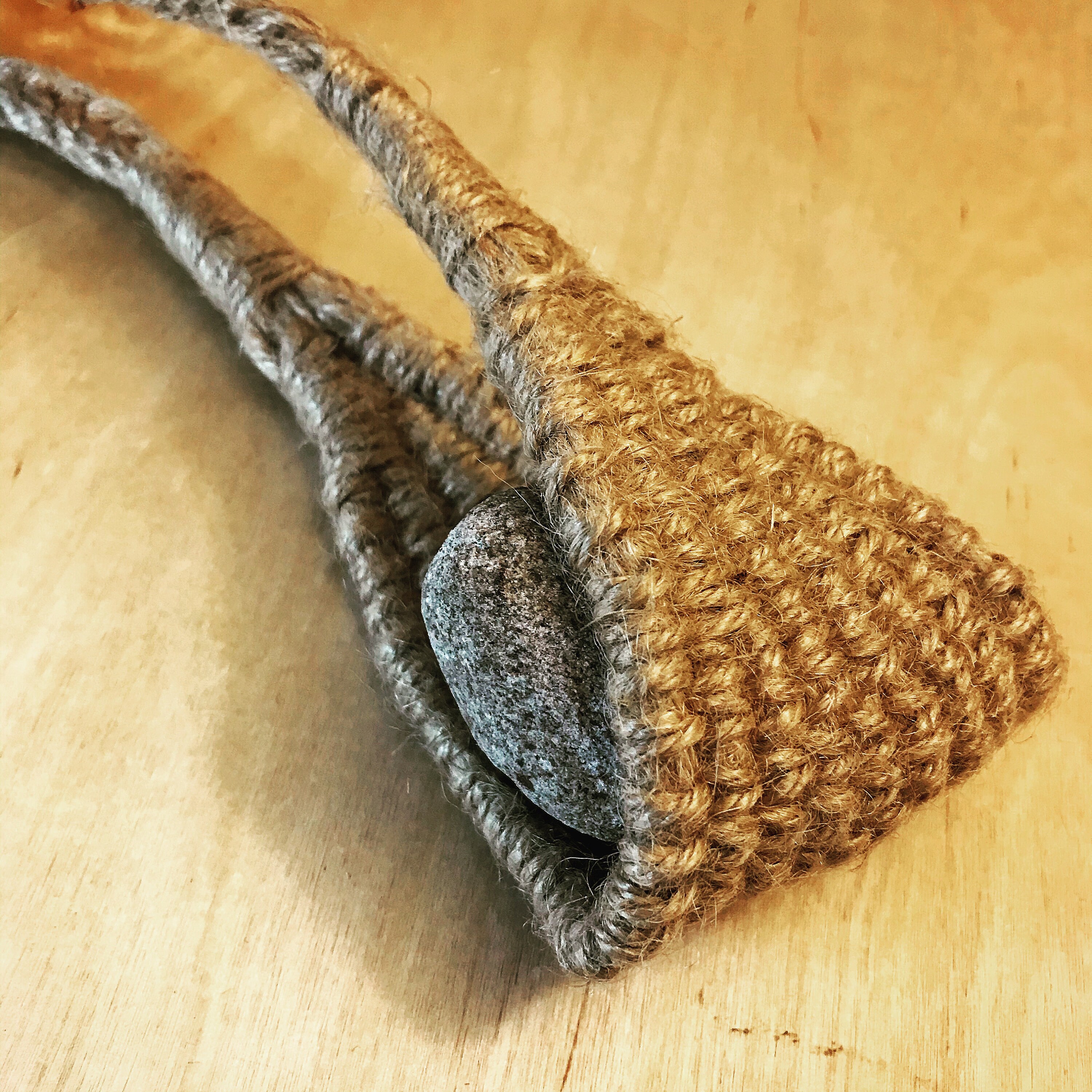 Full Pouch Hand Woven Sling: Thick Jute Braided Retention and - Etsy