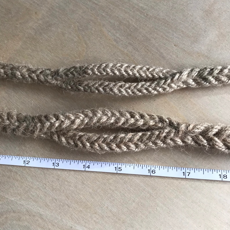 Hand Woven Balearic Sling made from Jute Twine. image 4