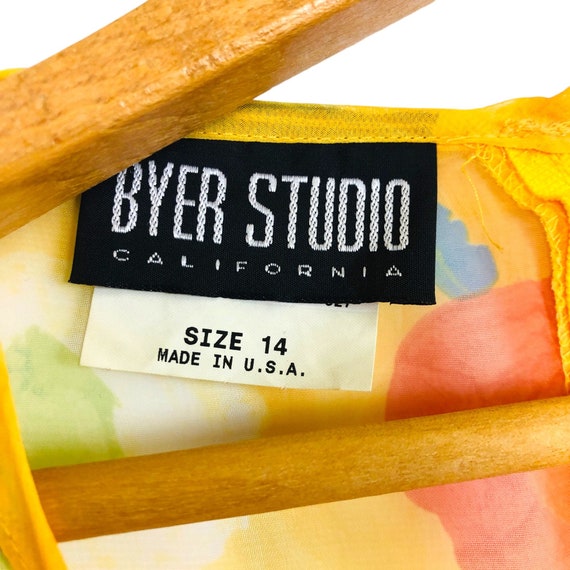 Vintage Byer Studio California Women's Sheer Dres… - image 3