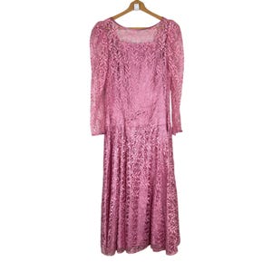 jcpenney purple lace dress 70's Off White And Purple One Shoulder Ruffle Details Maxi Dress By JC Hamlets Vintage