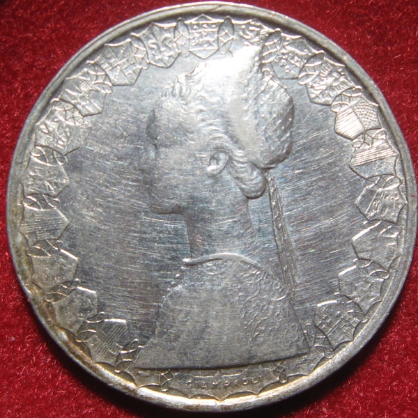 Silver Coin, 1960 Rome Italy, Italian Silver Coin, 500 Lira Coin, Italian Silver Coin, Collectible Italian Coin, Silver Collectible Coin