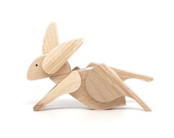 Magnetisch houten konijnenspeelgoed, sprookjescadeau