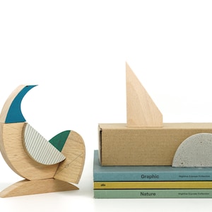 Wooden Peacock Toy – Colorful Montessori Bird Decor | Handmade Animal Figurine for Kids & Home | Eco-Friendly Wooden Gift