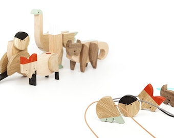 A single toy and pendant | wooden designer gift