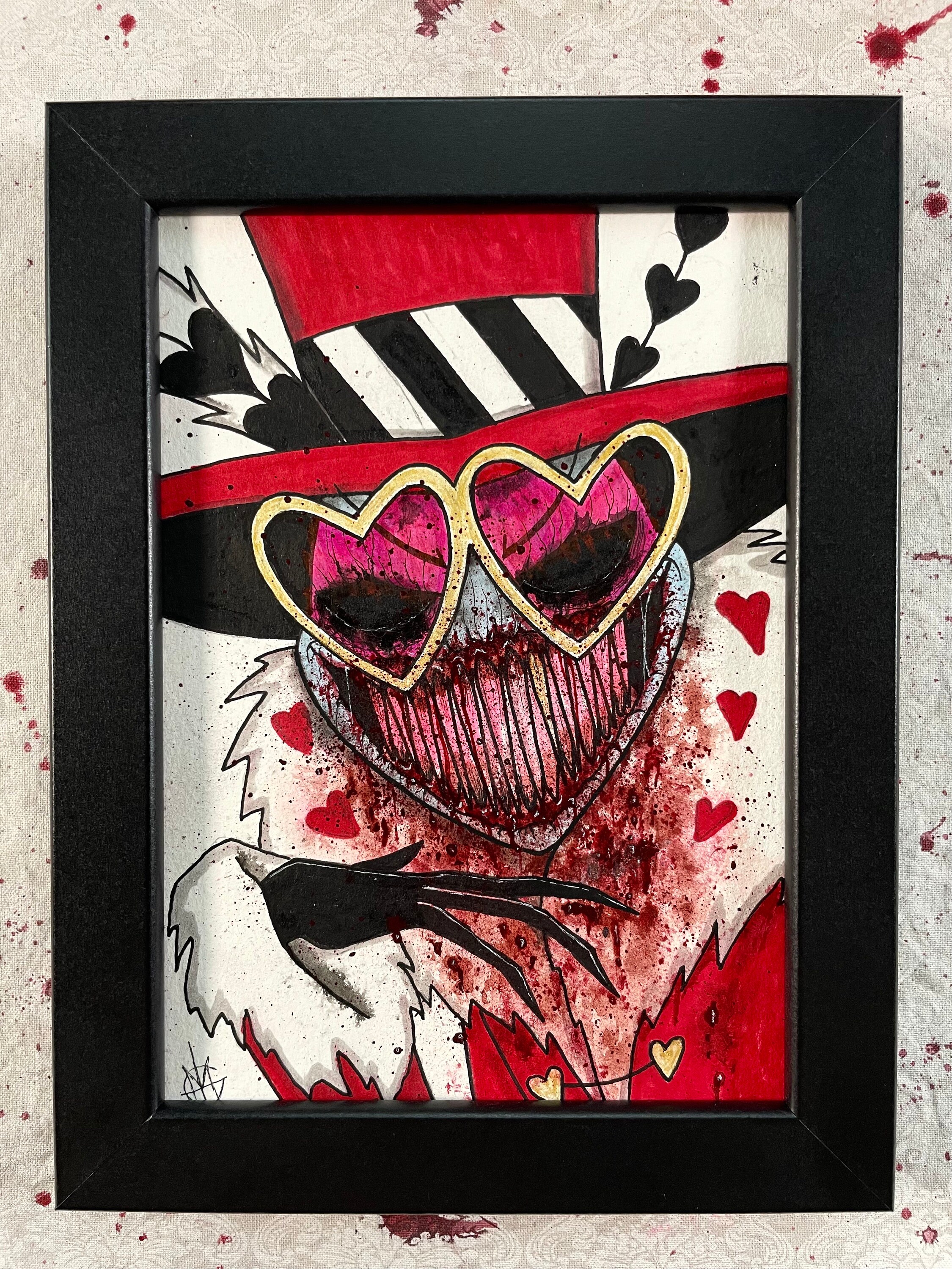 Valentino (horror Reimagining) Hazbin Hotel - Etsy