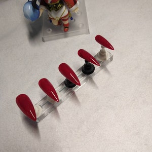 Ahri Press-on Nails Cosplay